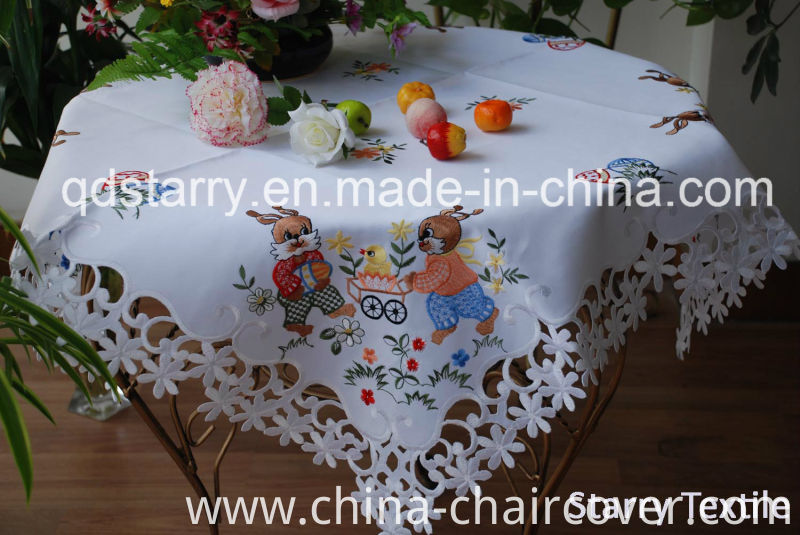Embroidery Table Cloth Fh137